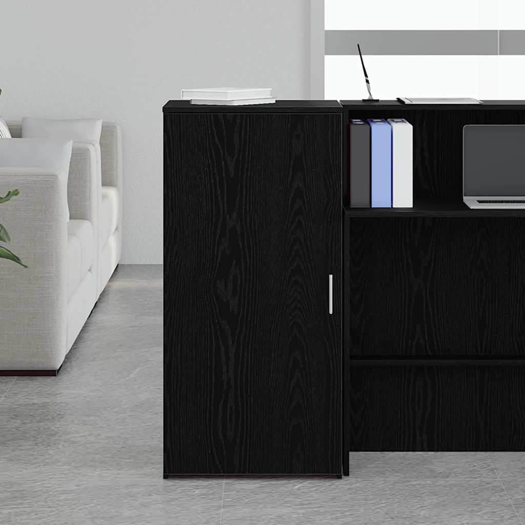 Lagerschrank Schwarz 50 x 45 x 103,5 cm Holzwerkstoff
