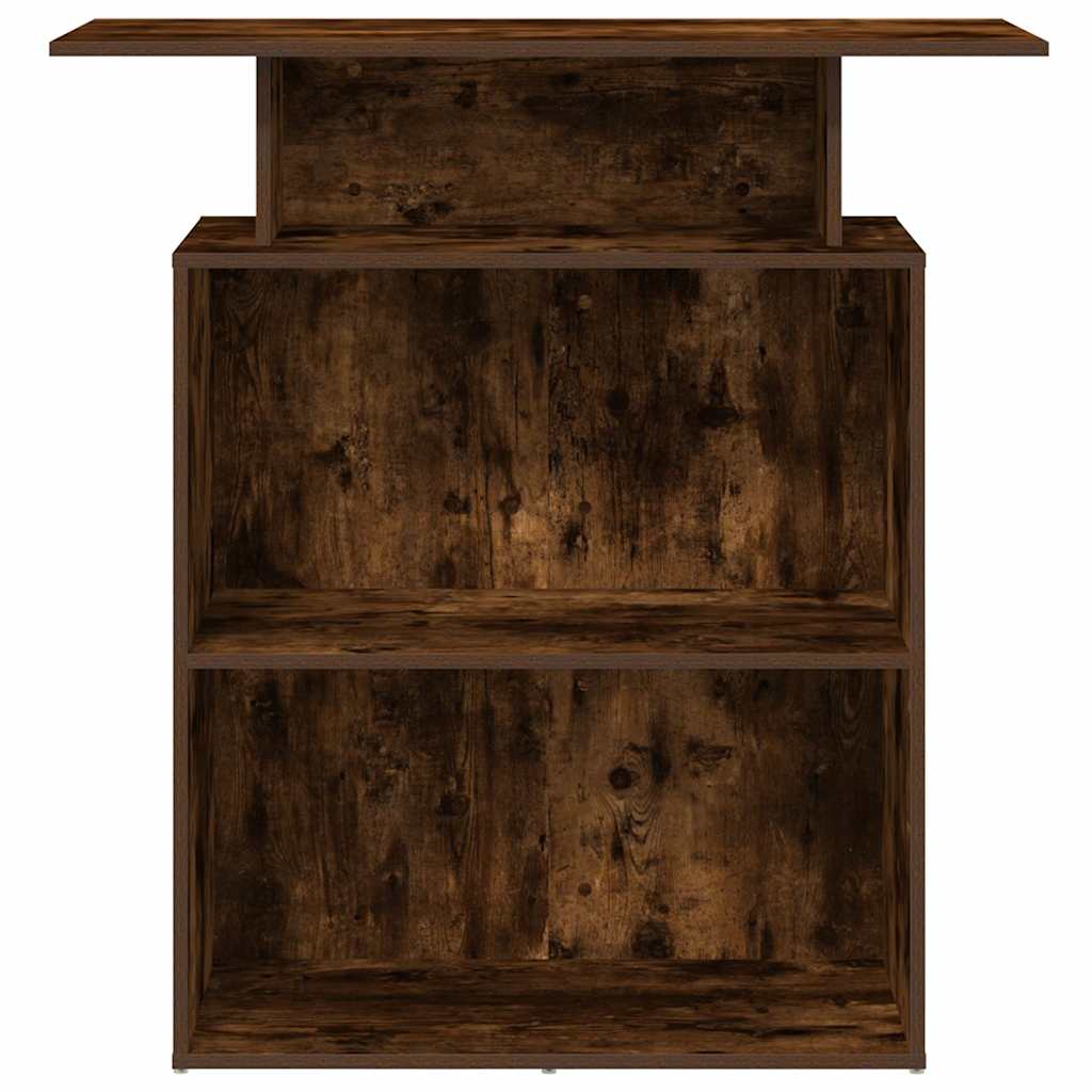 Empfangstheke Räuchereiche 100x40x104 cm Holzwerkstoff