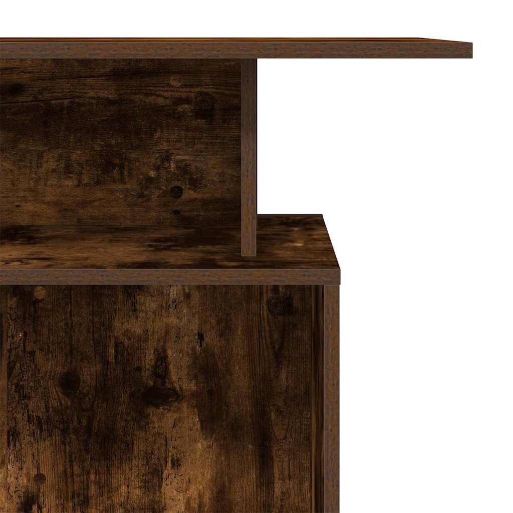 Empfangstheke Räuchereiche 100x40x104 cm Holzwerkstoff
