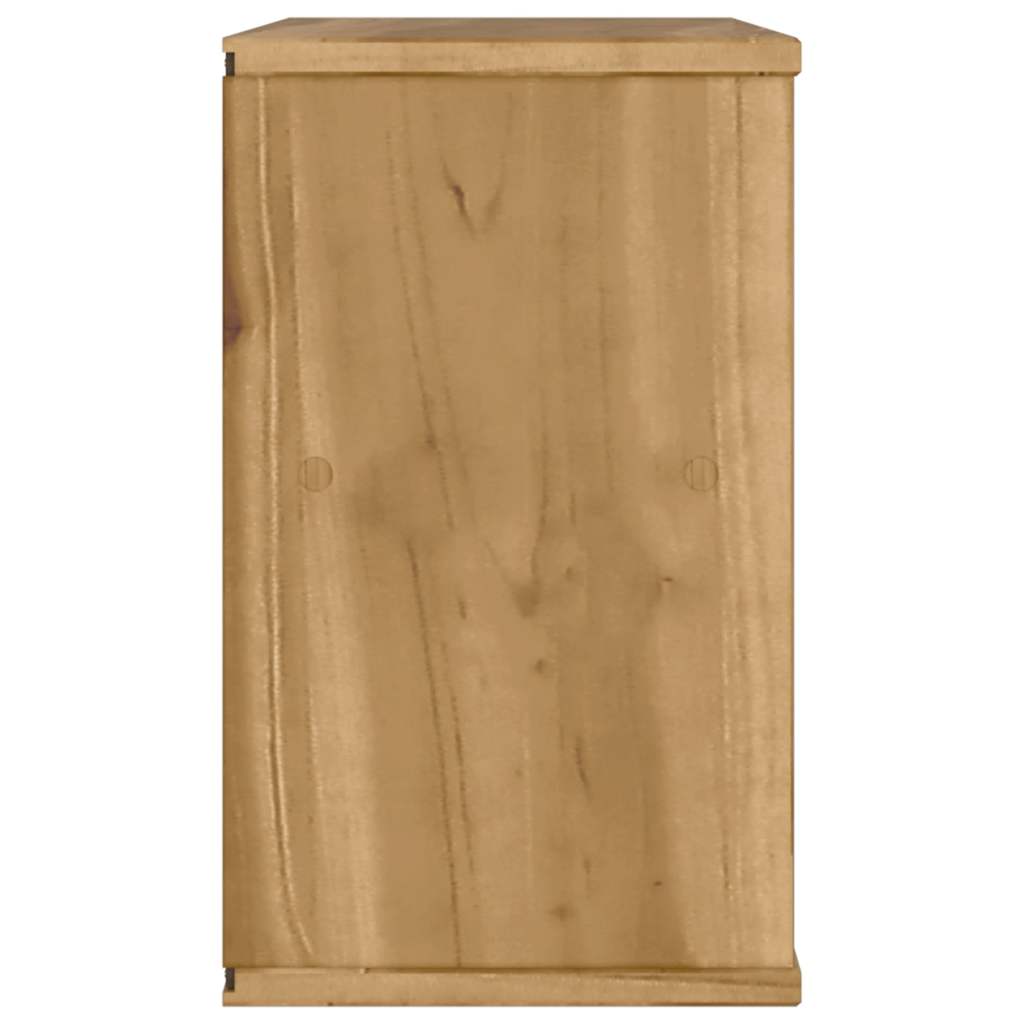 TV-Schrank ODDA 79x24x40 cm Massivholz Kiefer