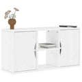 TV-Schrank ODDA Weiß 79x24x40 cm Massivholz Kiefer