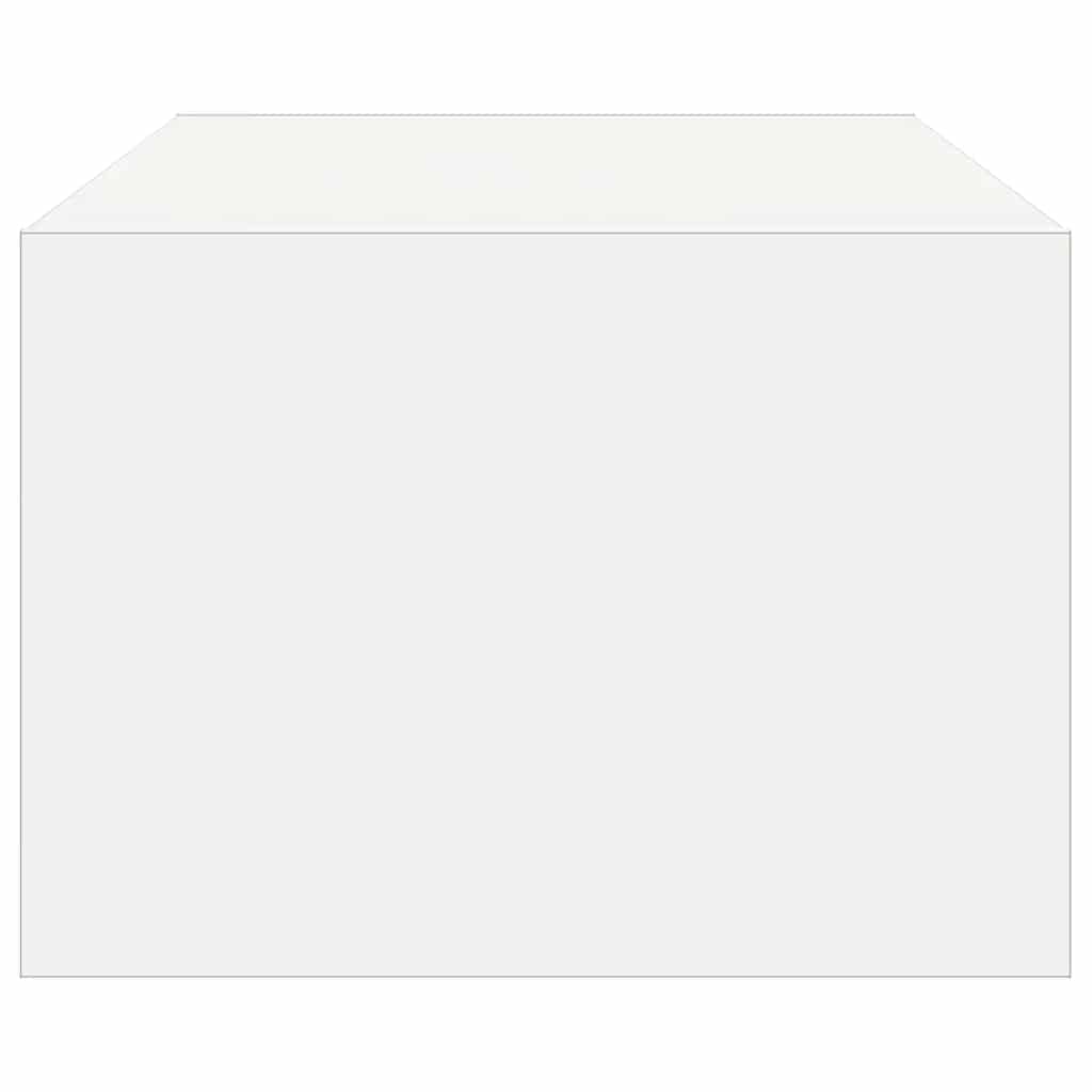 TV-Schrank mit LED-Leuchten Weiß 100x35,5x25 cm