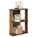 Bücherregal 3 Böden Altholz-Optik 60x30x80 cm Holzwerkstoff