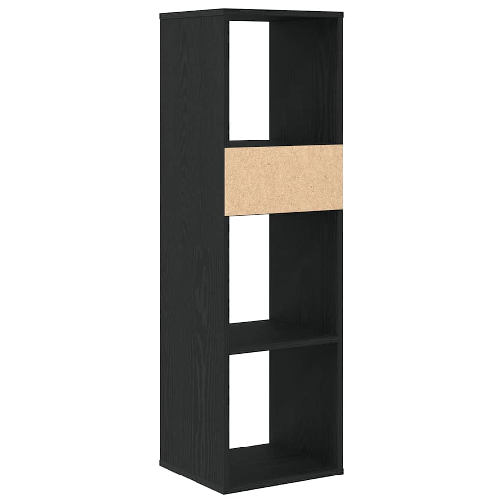 Bücherregal Schwarz 34x31x112 cm Holzwerkstoff