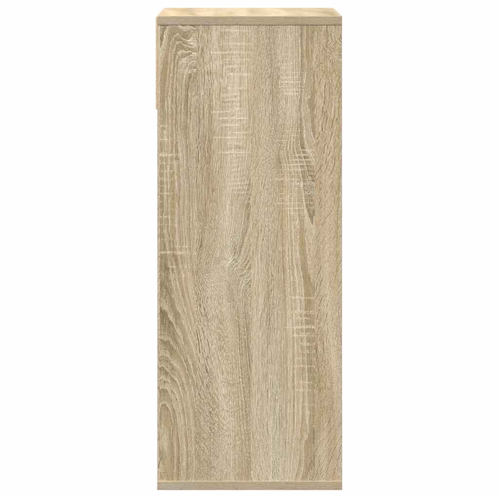 Bücherregal Sonoma-Eiche 34x31x80 cm Holzwerkstoff