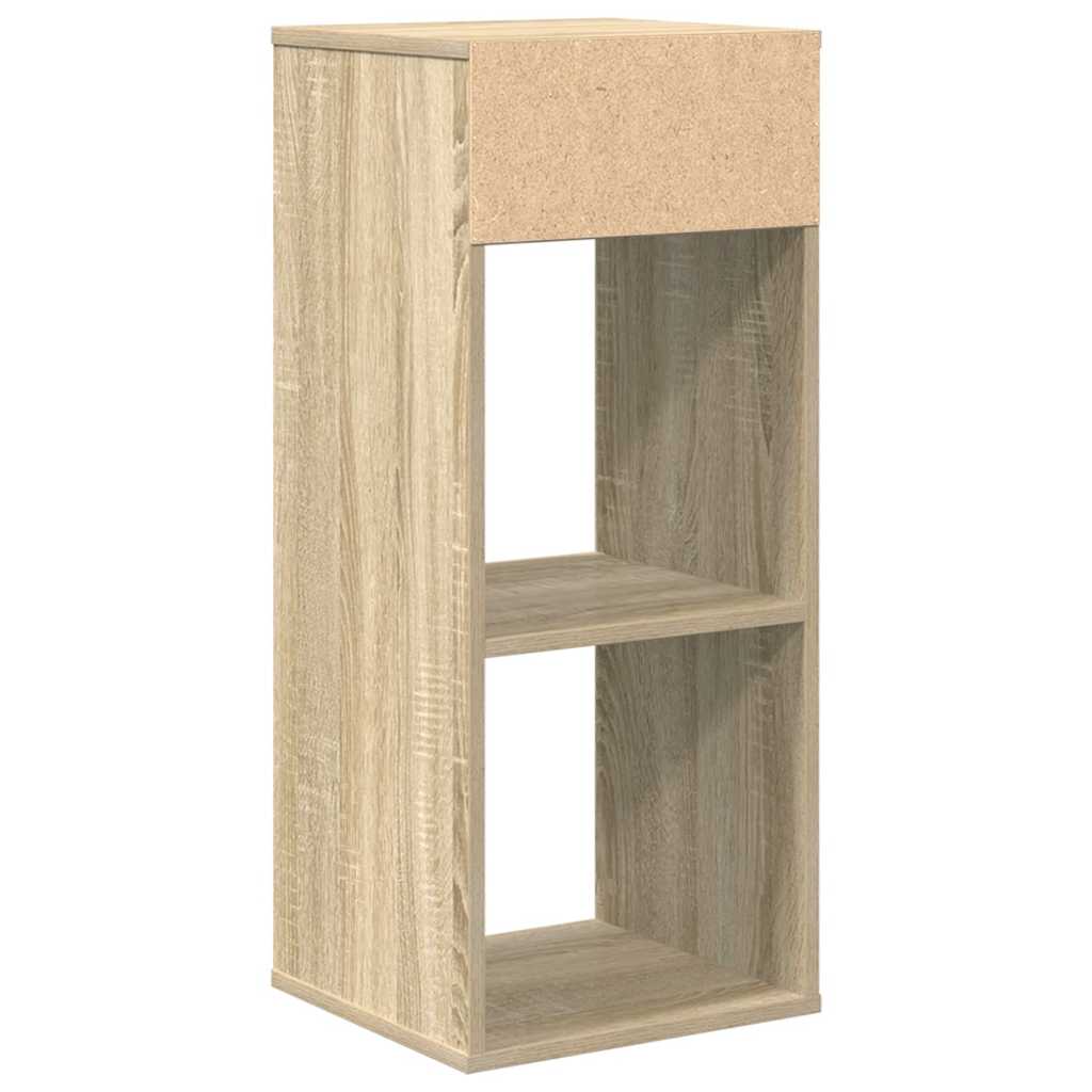 Bücherregal Sonoma-Eiche 34x31x80 cm Holzwerkstoff
