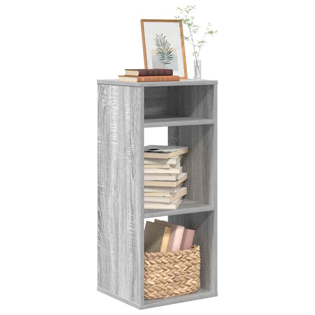 Bücherregal Grau Sonoma 34x31x80 cm Holzwerkstoff