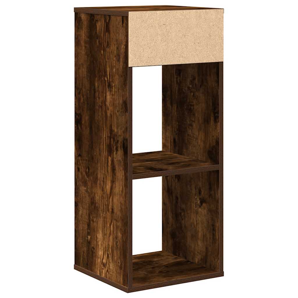 Bücherregal Räuchereiche 34x31x80 cm Holzwerkstoff