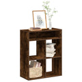 Bücherregal Räuchereiche 66x31x80 cm Holzwerkstoff