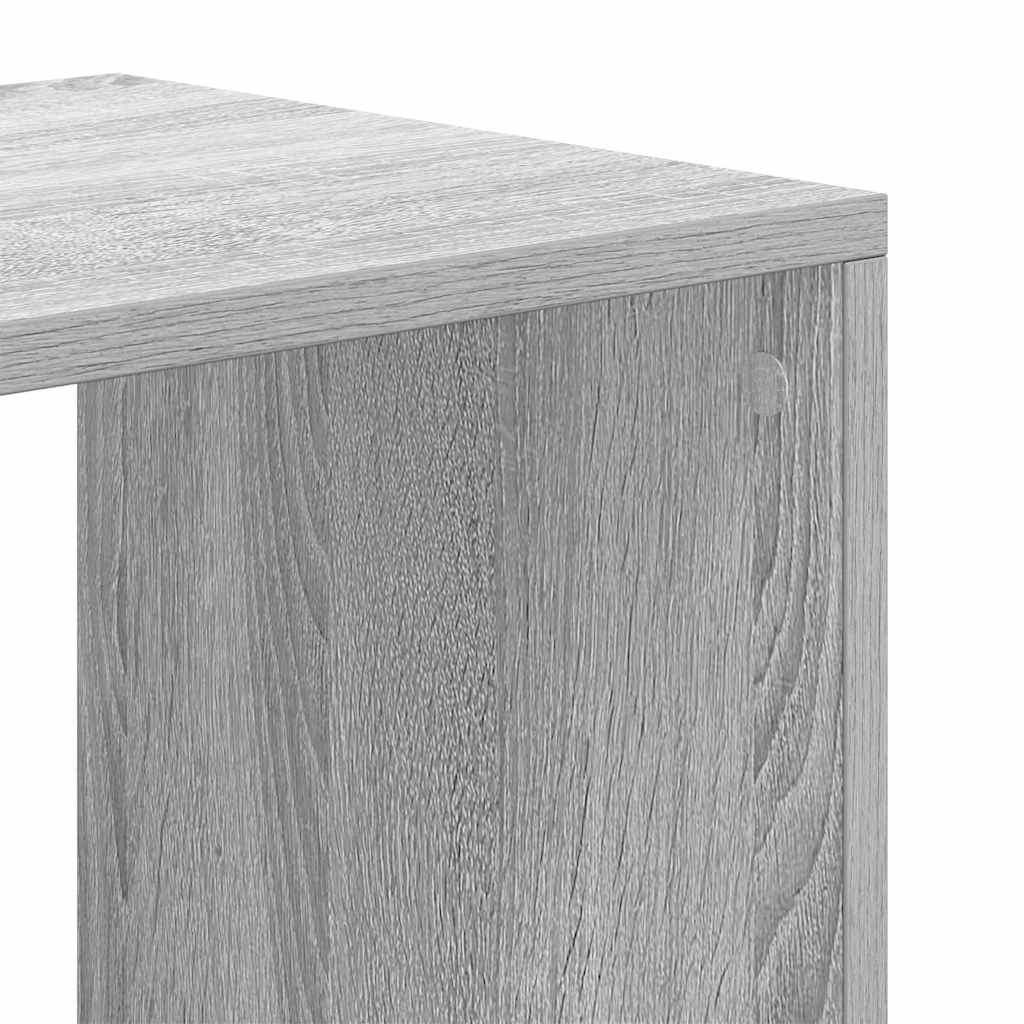 Bücherregal Grau Sonoma 66x31x112 cm Holzwerkstoff