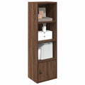 Bücherregal Braun Eichen-Optik 31x24x102 cm Holzwerkstoff