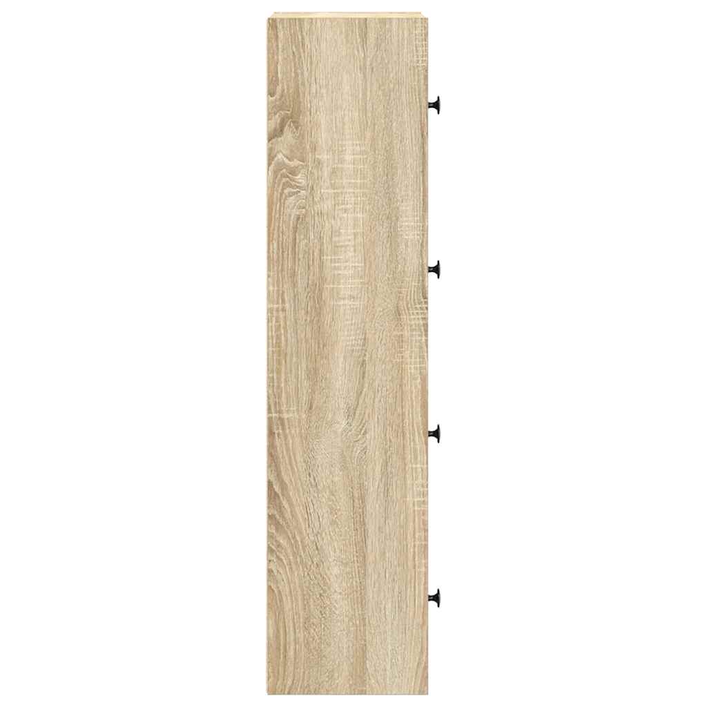 Bücherregal Sonoma-Eiche 40x24x102 cm Holzwerkstoff