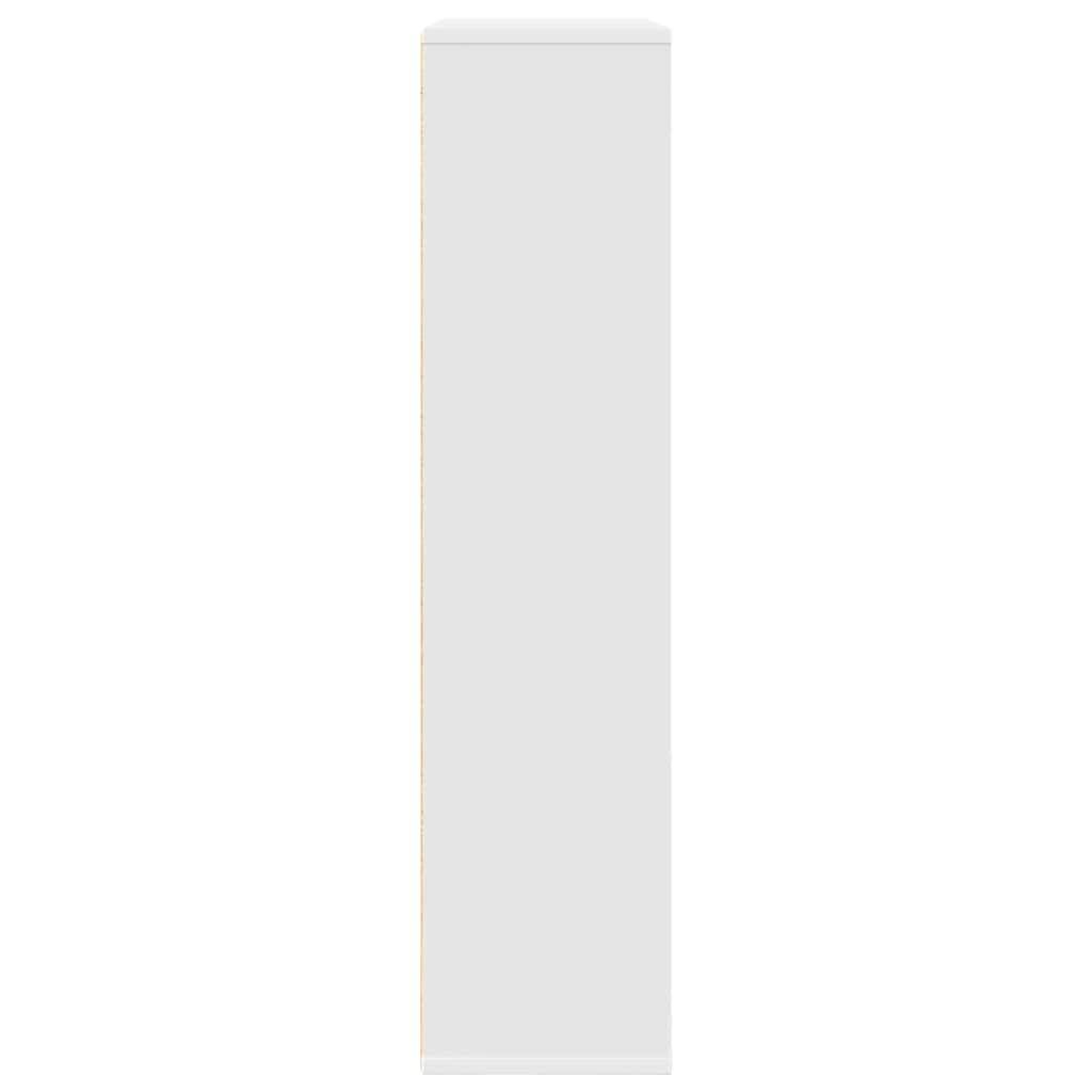 Bücherregal Weiß 89x24x101,5 cm Holzwerkstoff