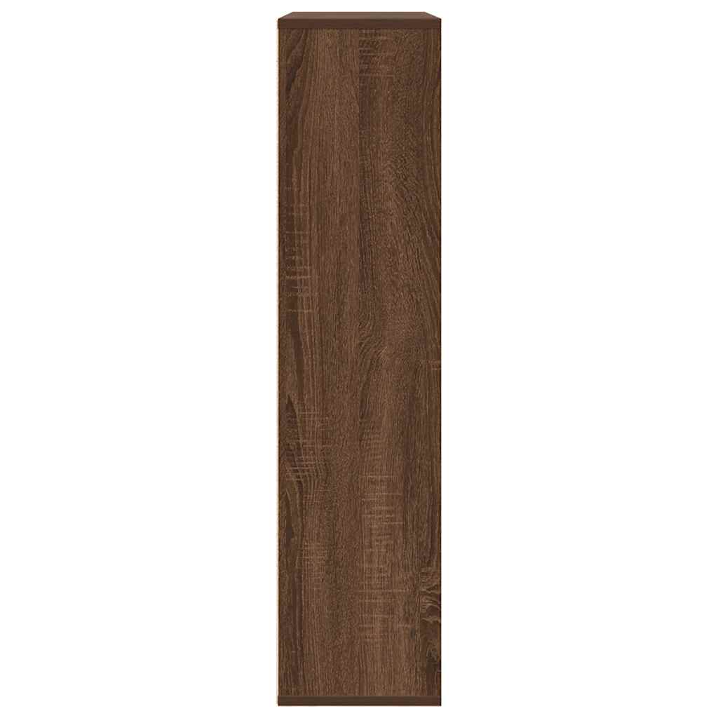 Bücherregal Braun Eichen-Optik 89x24x101,5 cm Holzwerkstoff