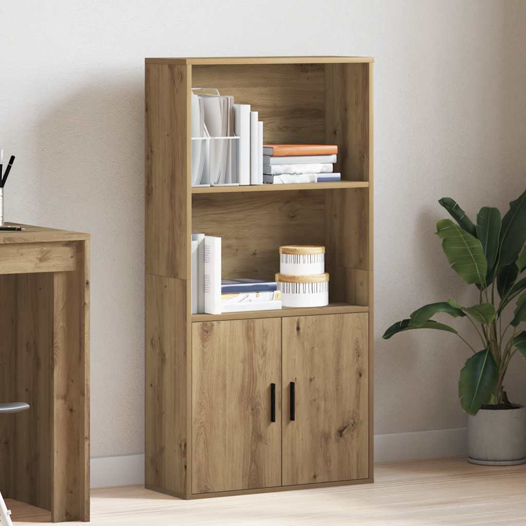 Bücherregal Artisan-Eiche 60x24x120 cm Holzwerkstoff