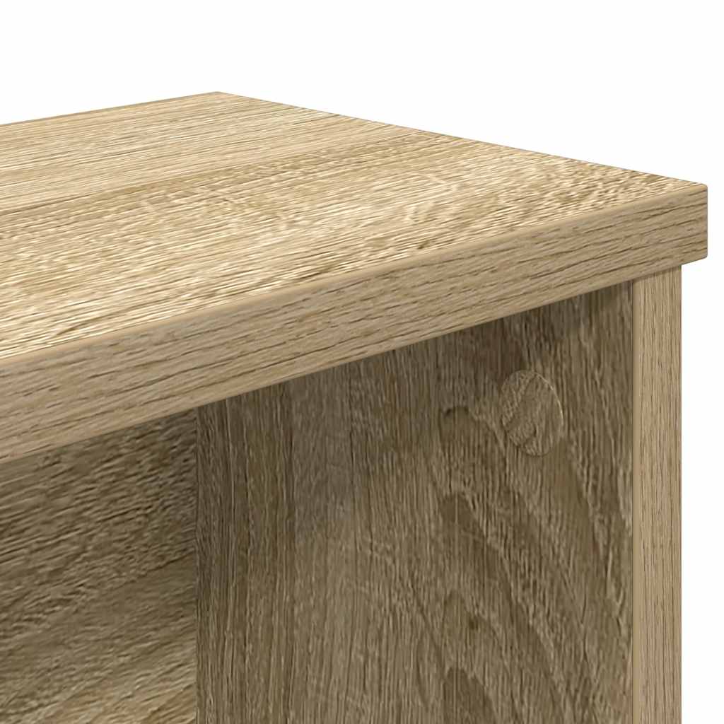 Küchenregale Stapelbar 2 Stk. Sonoma-Eiche 50x15x16 cm