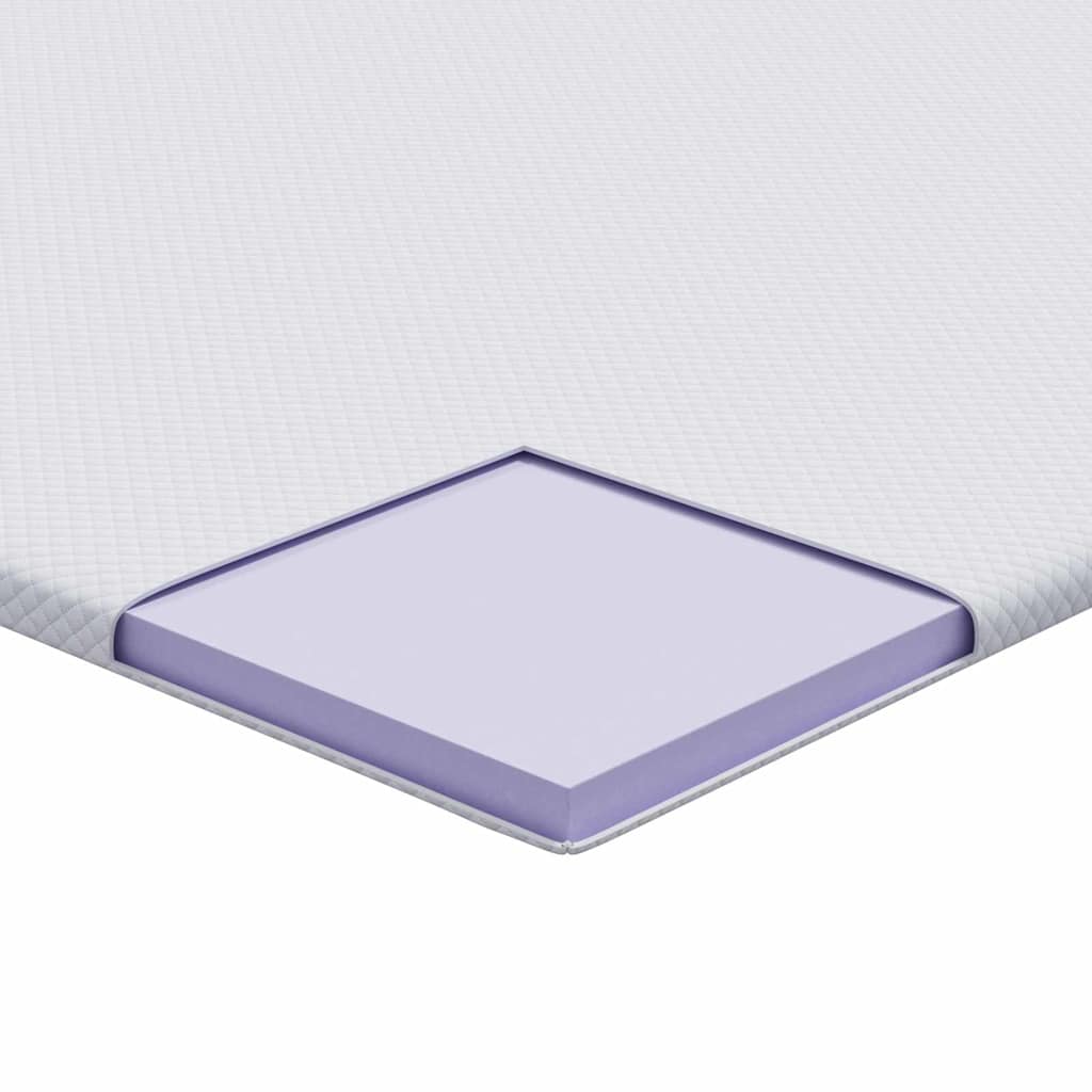 Matratzentopper aus Memory-Schaum for Erwachsene Weich Weiß