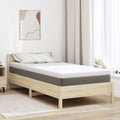 Matratzentopper aus Memory-Schaum for Erwachsene Weich Weiß