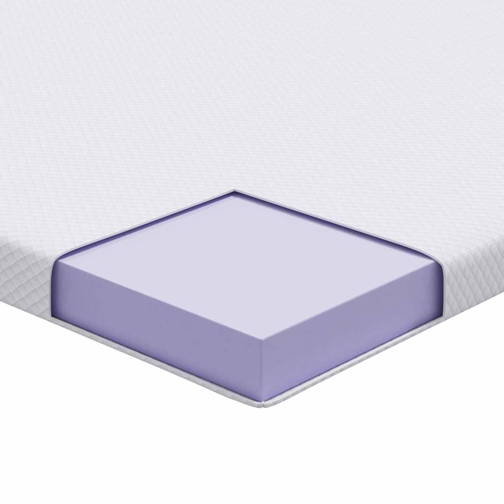 Matratzentopper aus Memory-Schaum for Erwachsene Weich Weiß