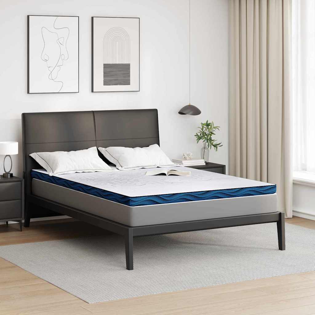 Matratzenauflage Weiß 160 x 200 cm Jacquard-Stoff