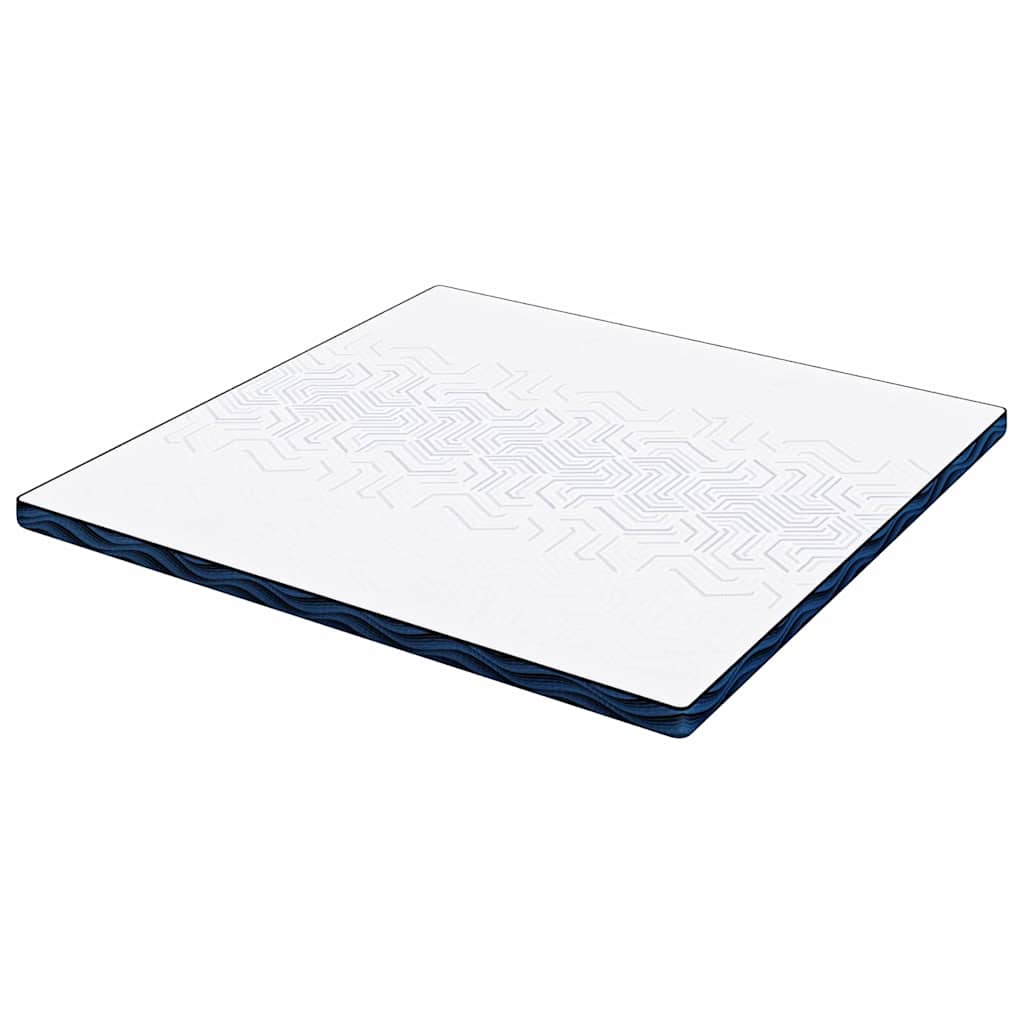 Matratzenauflage Weiß 200 x 200 cm Jacquard-Stoff