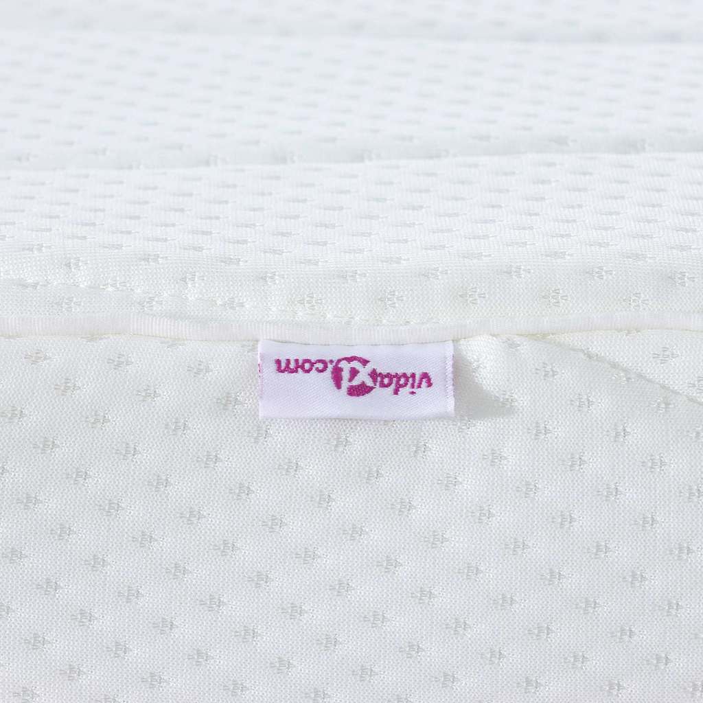 Matratze Weiß 70 x 200 cm Jacquard-Stoff