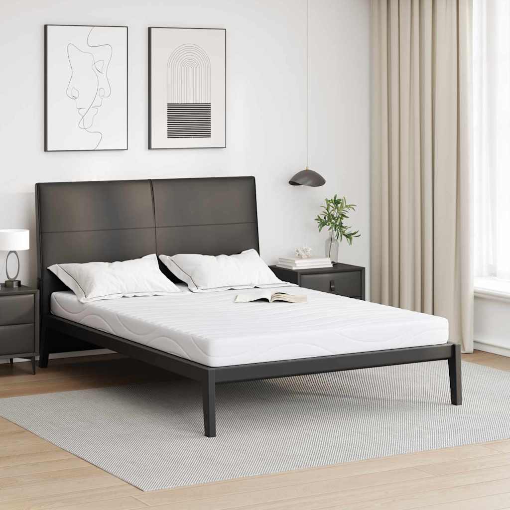 Matratze Weiß 160 x 200 cm Jacquard-Stoff