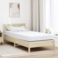 Matratze Weiß und Blau 100 x 200 cm Jacquard-Stoff