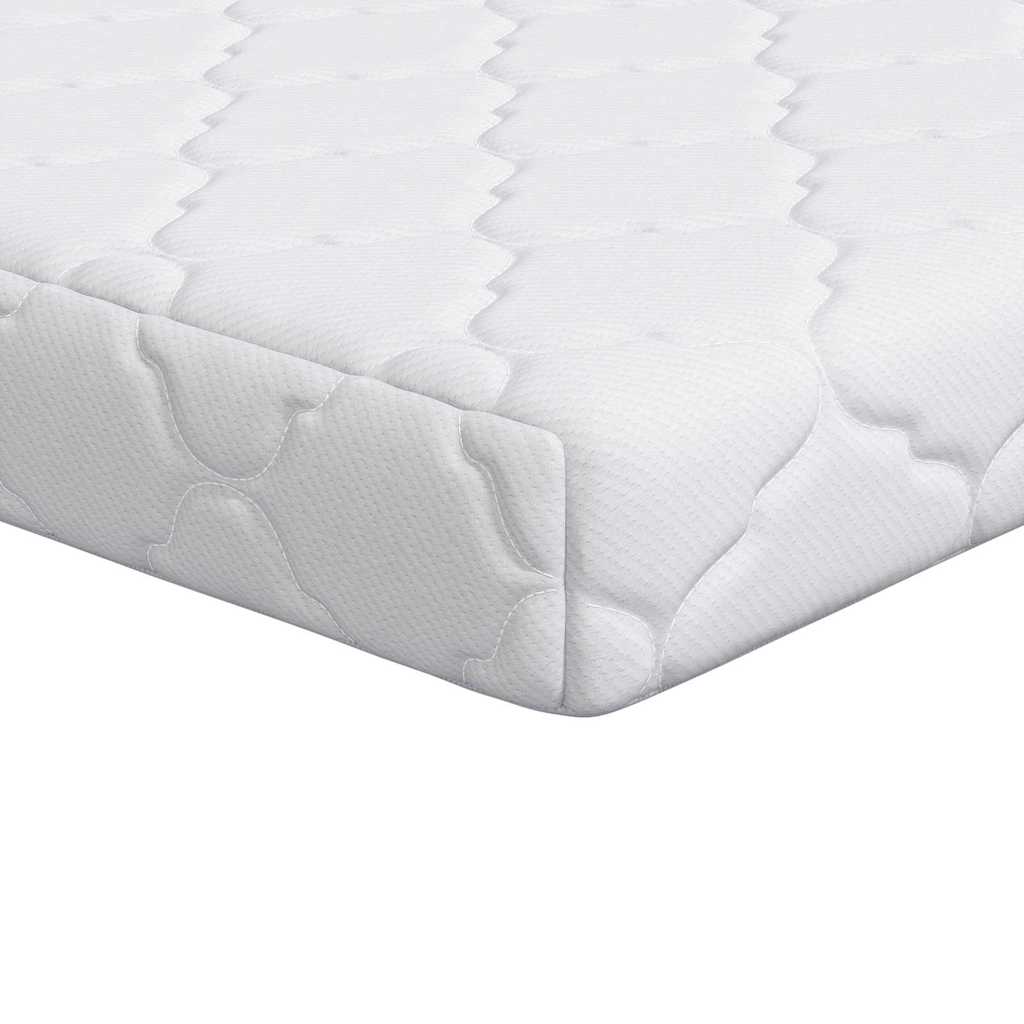 Matratze Weiß 70 x 140 cm Jacquard-Stoff