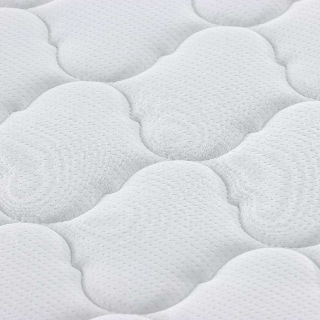 Matratze Weiß 90 x 200 cm Jacquard-Stoff