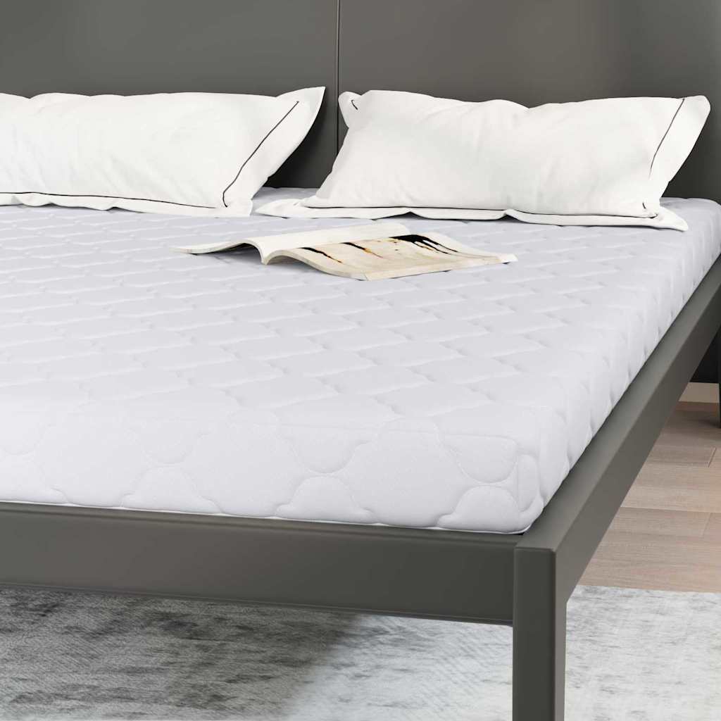 Matratze Weiß 140 x 190 cm Jacquard-Stoff