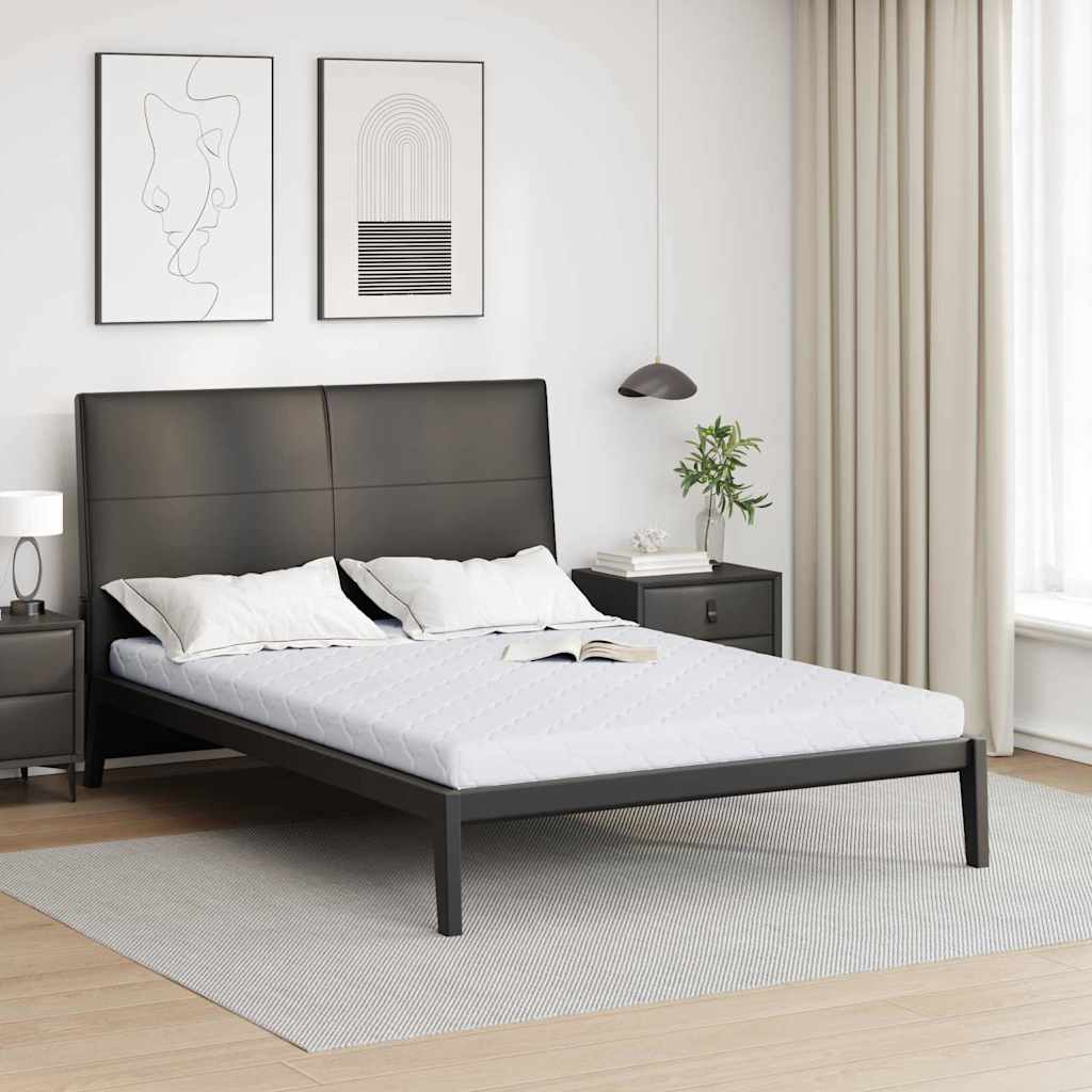 Matratze Weiß 140 x 190 cm Jacquard-Stoff