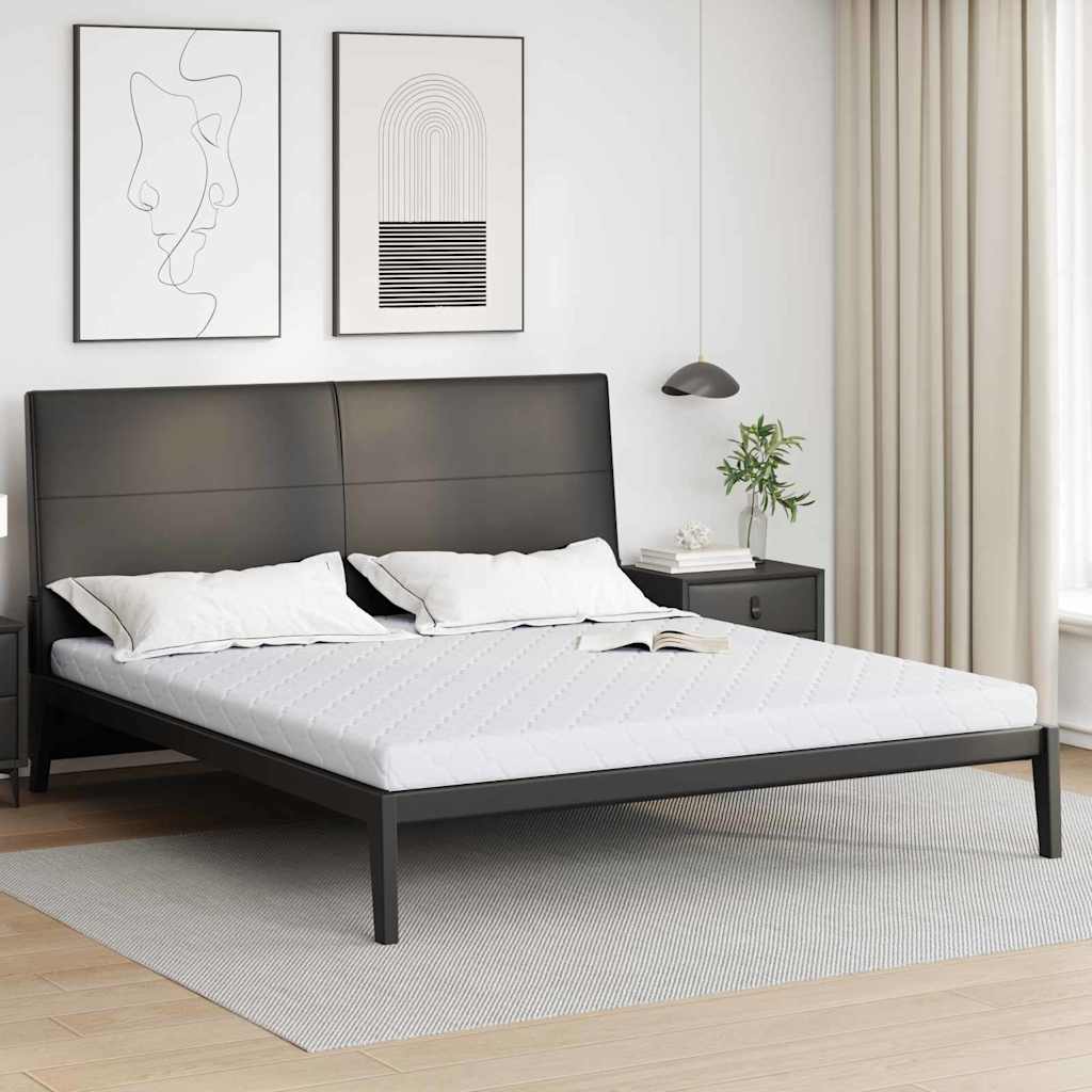 Matratze Weiß 180 x 200 cm Jacquard-Stoff