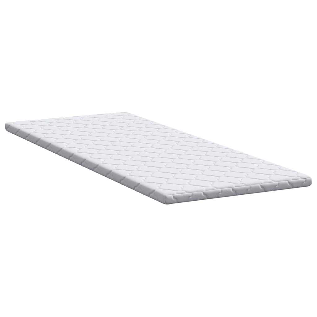 Kokosnuss Topper Weiß 80 x 200 cm Jacquard-Stoff