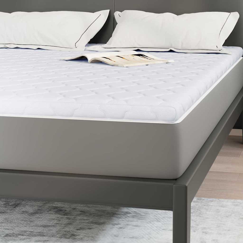 Kokosnuss Topper Weiß 160 x 200 cm Jacquard-Stoff