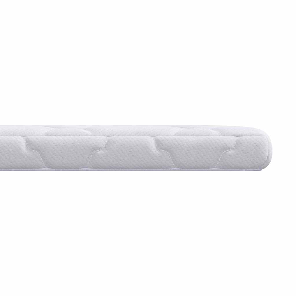 Kokosnuss Topper Weiß 160 x 200 cm Jacquard-Stoff