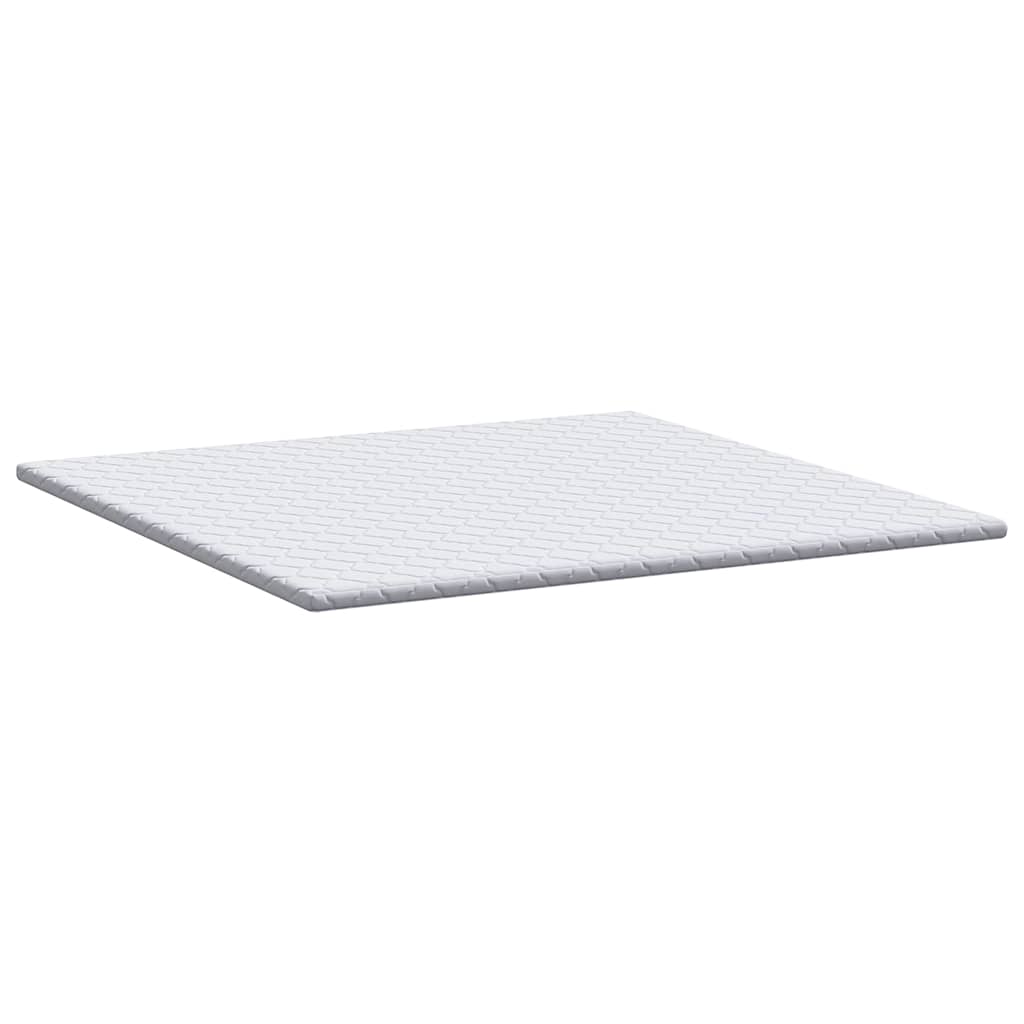 Kokosnuss Topper Weiß 180 x 200 cm Jacquard-Stoff