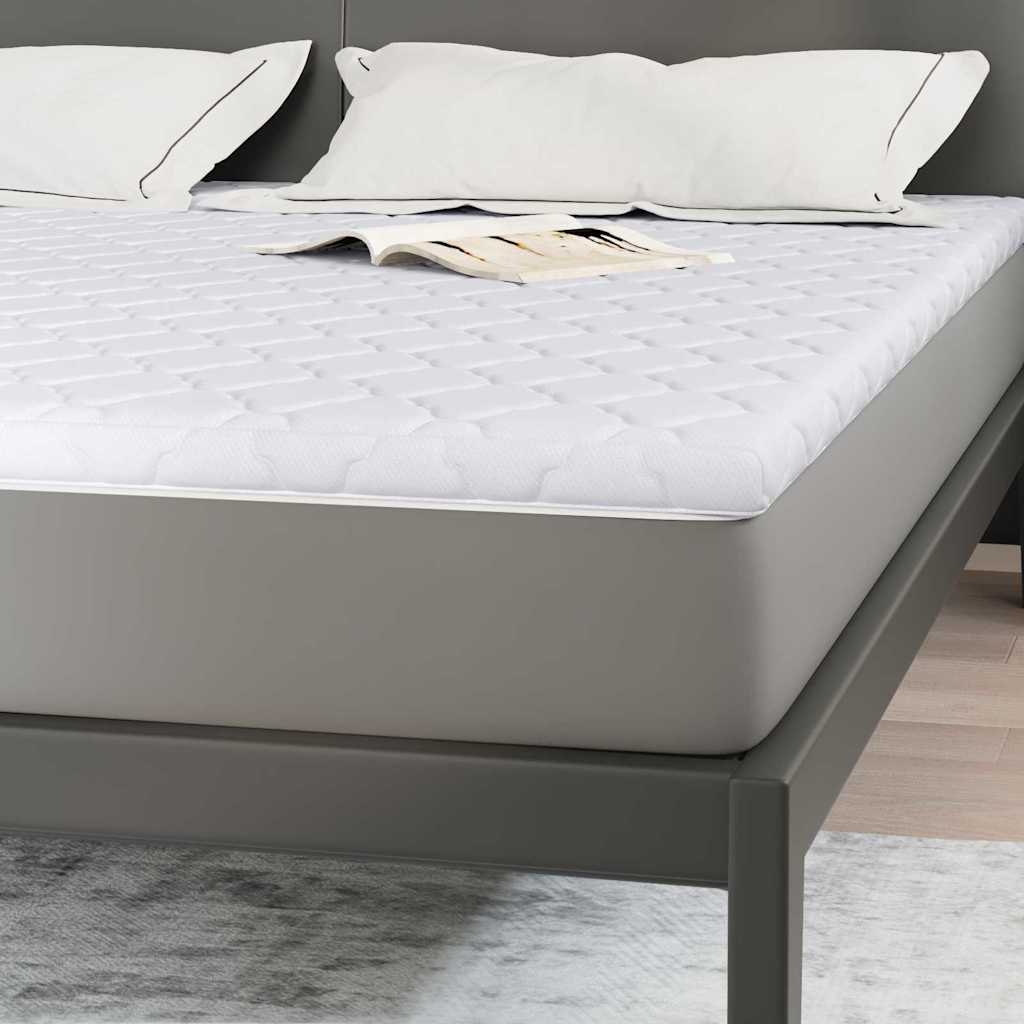 Kokosnuss Topper Weiß 200 x 200 cm Jacquard-Stoff