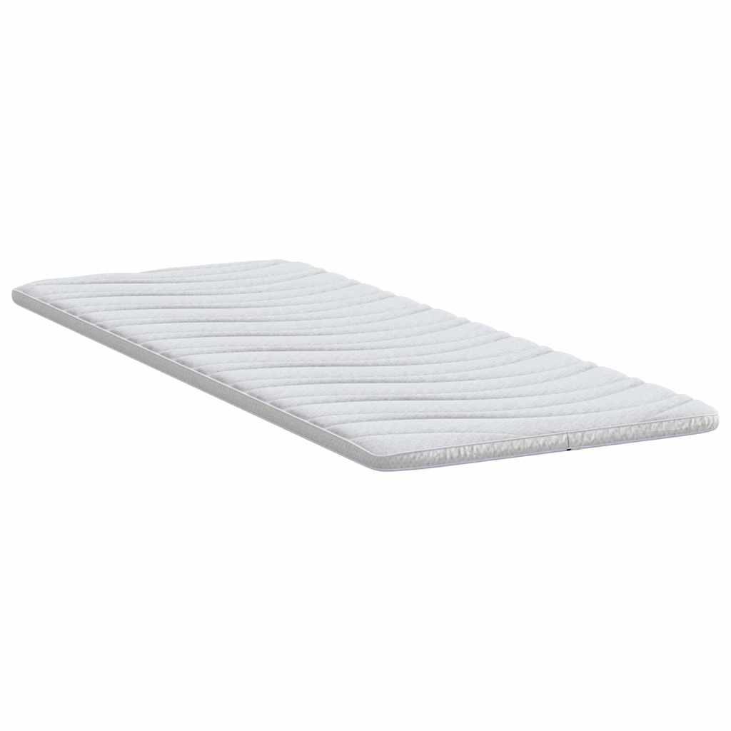 Matratzenauflage Weiß 80 x 200 cm Strickstoff