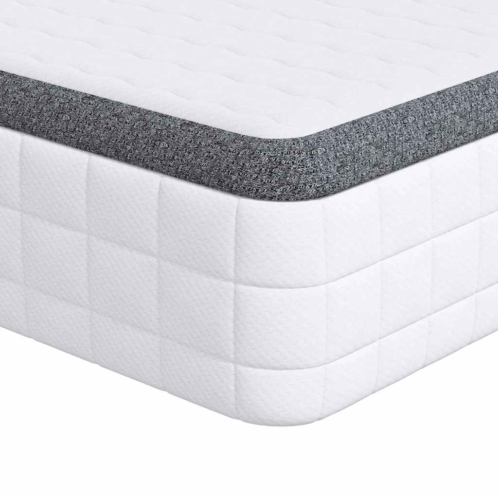 Matratze 2 pcs Weiß und Grau 80 x 200 cm Bonell Feder