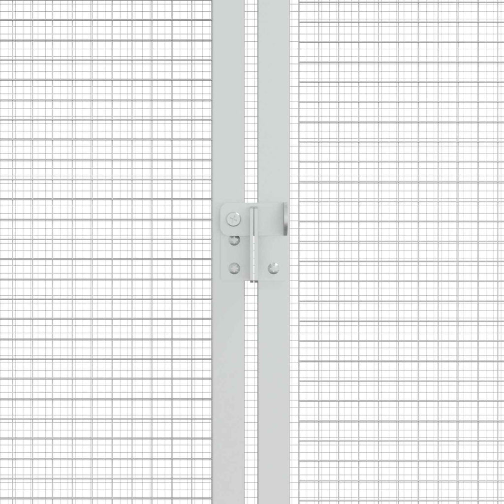 Vogelkäfig Anthrazit 422 x 103 x 142 cm Verzinkter Stahl