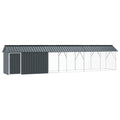 Vogelkäfig Anthrazit 630 x 103 x 142 cm Verzinkter Stahl