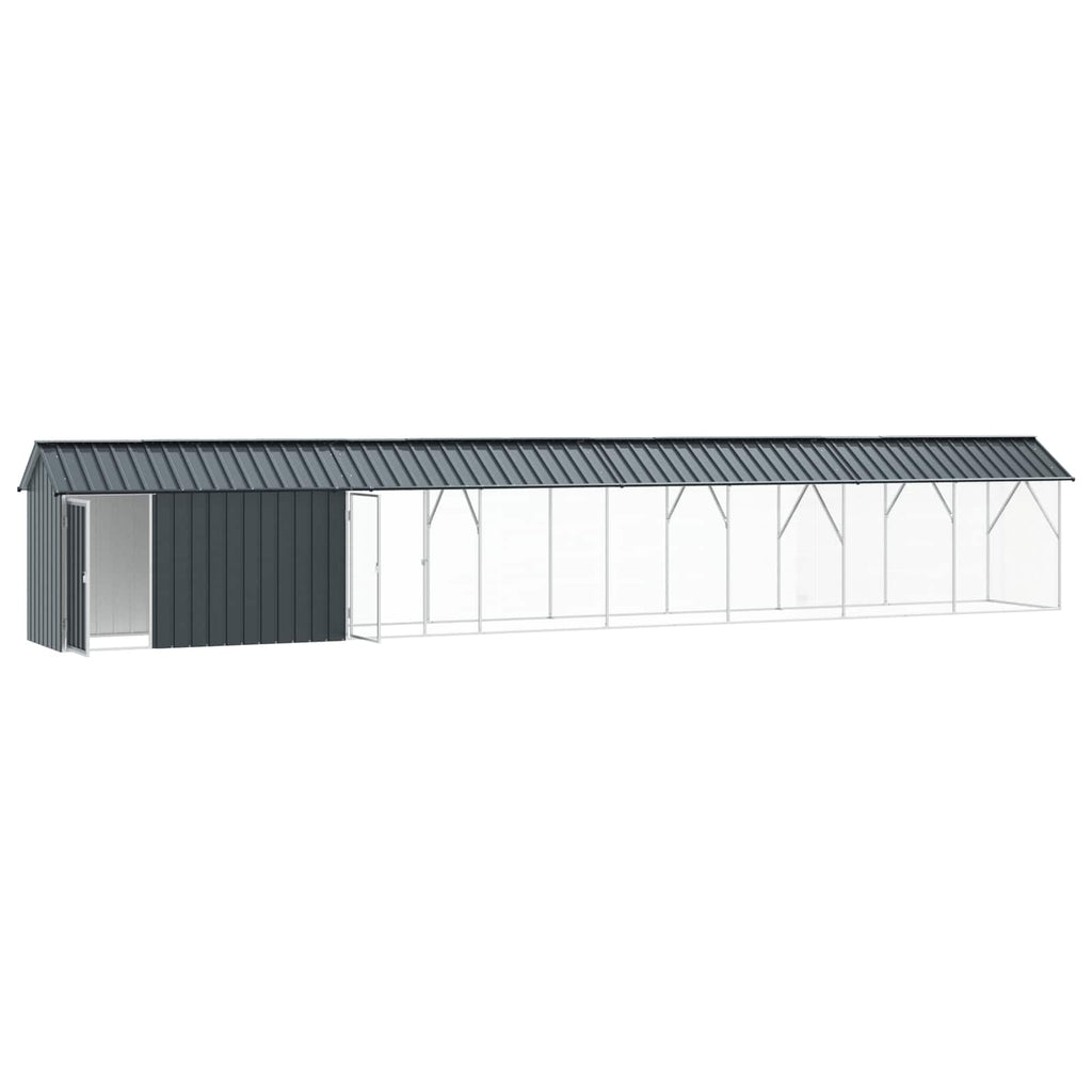 Vogelkäfig Anthrazit 844 x 103 x 142 cm Verzinkter Stahl