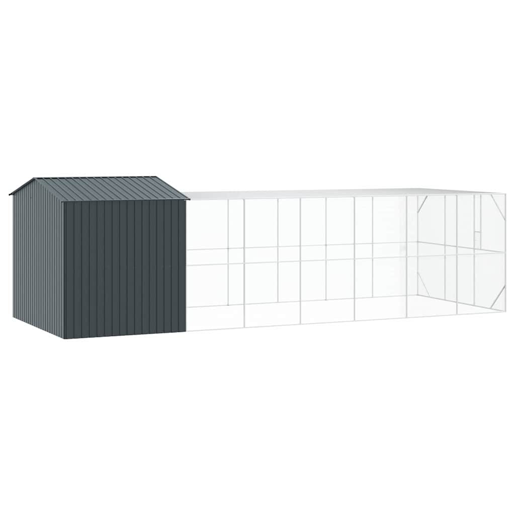 Vogelkäfig Anthrazit 845 x 304 x 247 cm Verzinkter Stahl