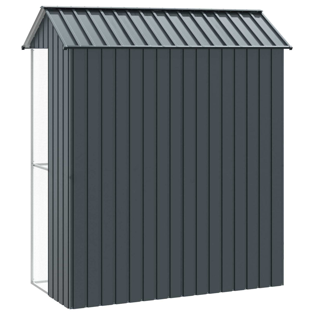 Vogelkäfig Anthrazit 215 x 110 x 247 cm Verzinkter Stahl
