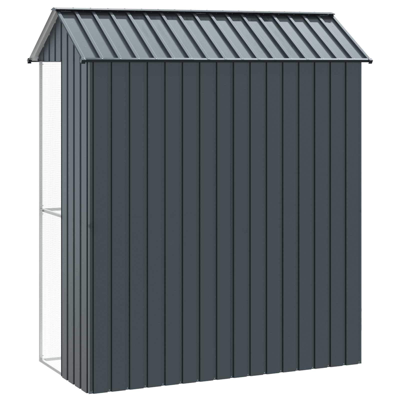 Vogelkäfig Anthrazit 215 x 110 x 247 cm Verzinkter Stahl