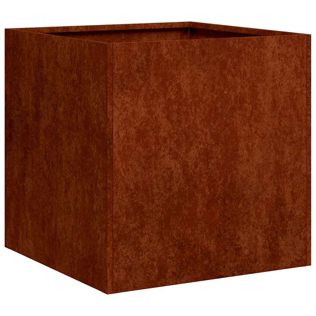Pflanzkübel Rostig 40x40x40 cm Wetterfester Stahl
