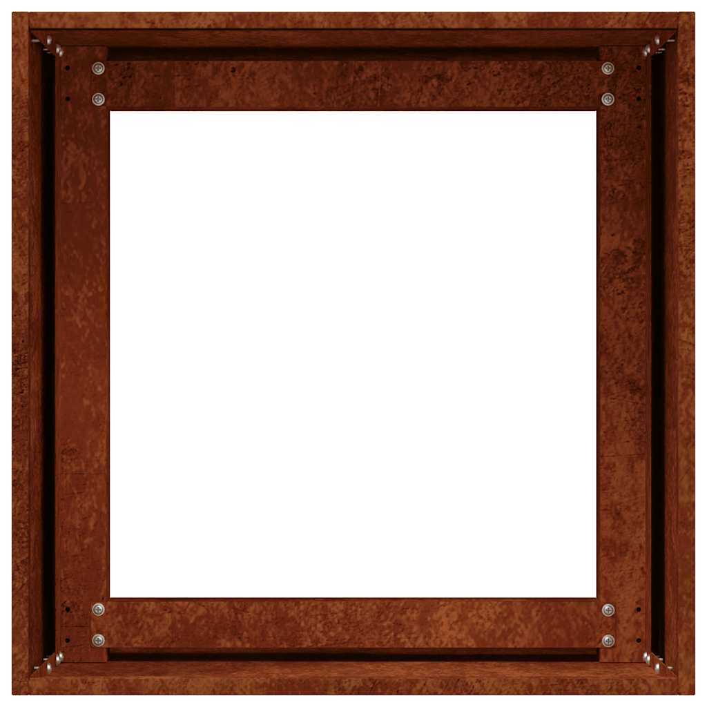 Pflanzkübel Rostig 40x40x40 cm Wetterfester Stahl