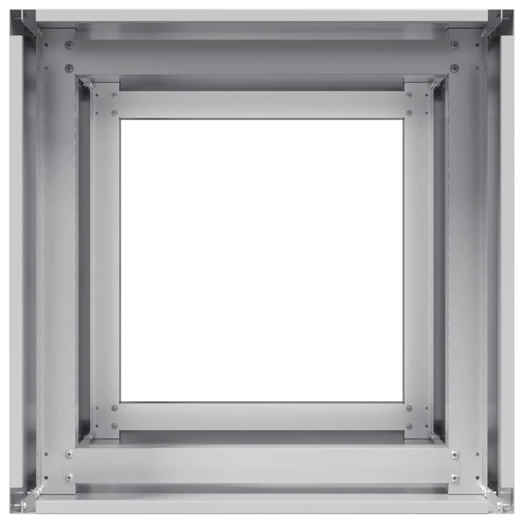Pflanzkübel 40x40x80 cm Verzinkter Stahl