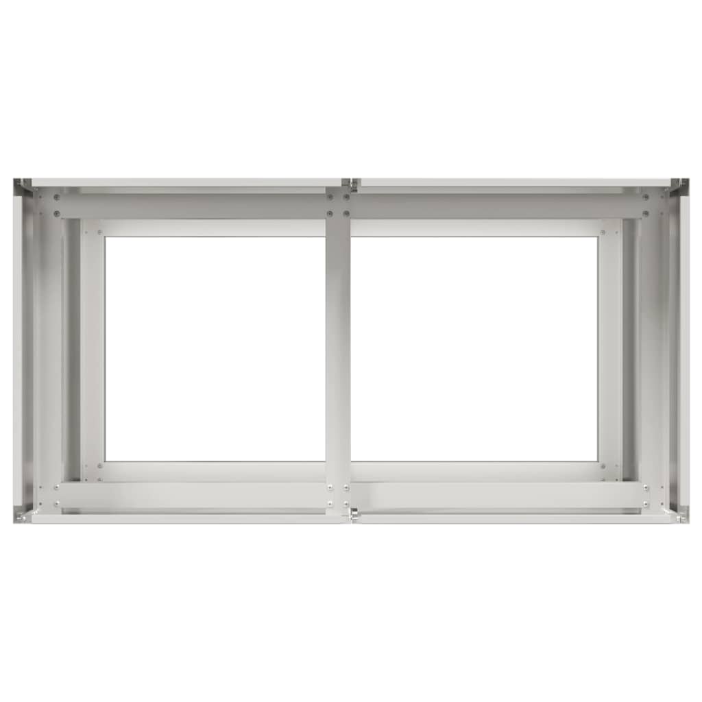 Pflanzkübel 80x40x80 cm Edelstahl